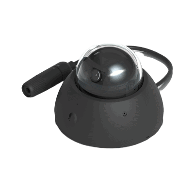 lateral_izquierda_0S400-360 Cámara UniFi Protect G5 AI Dome Negro, Para Interior o Exterior, 4K (8MPX), Ángulo 109.9°. Visión Nocturna IR Hasta 40m, Detecciones Inteligentes de Rostros y Placas, Audio Bidireccional, Protección IP66, Anti-Vandalismo UVC-AI-DOME-B 3