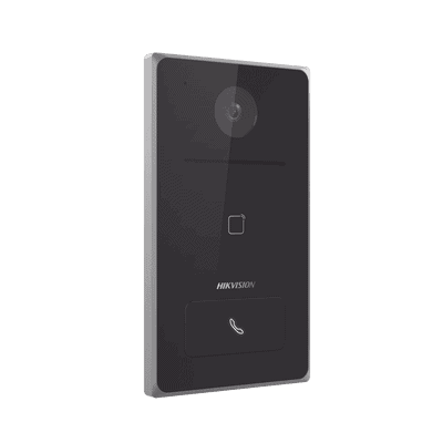 lateral_izquierda_0S400-96 Kit de Videoportero IP / Frente de calle para exterior / 2MP / Lector de Tarjeta MiFARE / Monitor Interior / WiFi / Pantalla de 7" Touch DS-KIS608-P 3