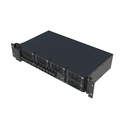 lateral_izquierda_0S400-98 Rectificador Redundante 2000W, 220/380 VAC a -48 VDC, 200A, 2U ETP48200-B2A1 3