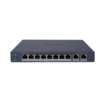 Switch Gigabit PoE+ / Administrable / 8 Puertos Gigabit PoE+ / 2 Puertos Gigabit / Configuración Nube Hik-Partner Pro / Modo Extendido hasta 300 Metros / 110 W portada_0S400-1002