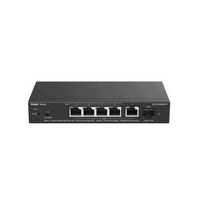 Switch Administrable Capa2 PoE+ con 5 puertos Multi-Gigabit 2.5Gb, hasta 70w PoE
