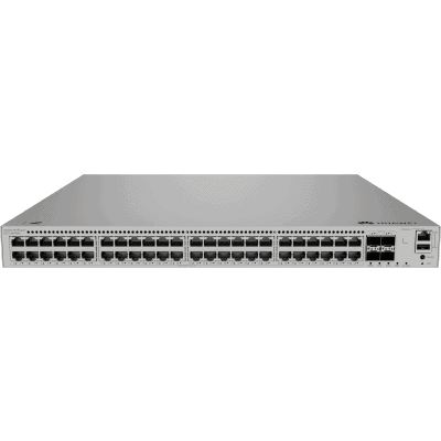 Switch eKit Distribución/Core MultiGigabit PoE+ Capa 3 / 48 puertos PoE+ 2.5 Gbps + 4 SFP+ / iStack / PoE Perpetuo (360 W) / Libre de Licenciamiento