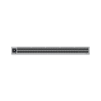 UniFi Switch Enterprise Campus Aggregation, Capa 3, 48 puertos Etherlighting SFP28 de 25G, 6 puertos QSFP28 de 100G, 5 abanicos, ruteo dinámico BGP, doble fuente redundante, alta disponibilidad, enlace multichasis (MC-LAG)