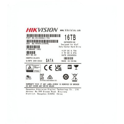 Disco Duro Empresarial / 16 TB / 7200 RPM / Interfaz SATA 6 Gb/s / Búfer de 512 MB / Diseñado para Operación 24/7 / Transferencia de 550 TB por Año