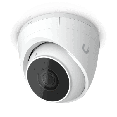 Cámara UniFi Protect G5 Turret Ultra, compacta, para exterior / 2K (4 MPX) / ángulo 102.4° / visión nocturna hasta 30mts/ detección de eventos / micrófono, POE+