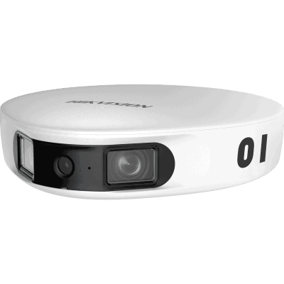 PanoVu Series / Vista Panorámica 180° / 32 Megapixel en Total / 2 Micrófonos Integrados / IP65 / PoE+ / Micro SD / Ideal para Grabar Partidos de Futbol