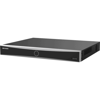 [Acusearch] NVR 12 Megapixel (4K) / 16 canales IP / AcuSense (Evita Falsas Alarmas) / Reconocimiento Facial / 2 Bahías de Disco Duro / HDMI en 4K / Sin Puertos PoE+ / Alarmas I/O