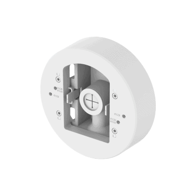 Adaptador de poste compatible con camaras tipo domo Hanwha / verificar compatibilidad