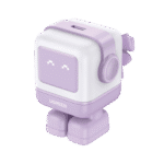 Cargador Mini GaNRobot 30W serie UNO | 1 USB-C de Carga Rápida | Tecnología GaN II | Multiprotocolo PD/QC/SCP/FCA | Carga Inteligente | Pantalla LED | Zapato Magnético Extraíble | Thermal Guard | Color Lila. portada_0S400-113