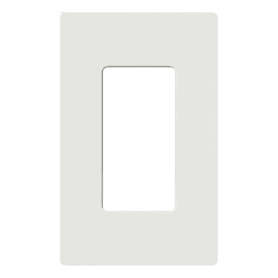 Tapa Color Blanco para interruptor o dimmer Lutron, 1 gang, limpio y moderno