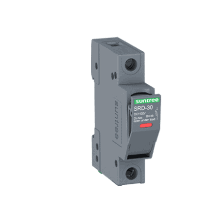Porta Fusible CD 1000V 1 Polo Riel Din