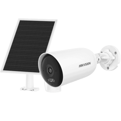 Kit Solar IP All in One / AOV / Bala IP 4 Megapixel / Lente 2.8 mm / Panel Solar + Batería de Respaldo de Litio (9000 mAh) / Conexión 4G / Audio de Dos Vías / IP65 / Micro SD
