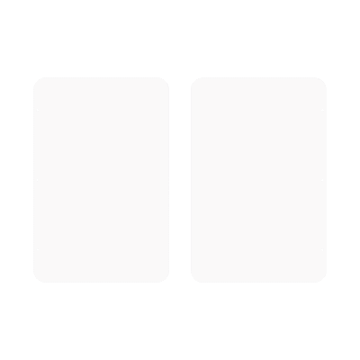 Kit de Repuesto (2 Piezas) de Aletas de Acrílico para Formar Carriles de 65 cms en Torniquetes Series DS-K3B530