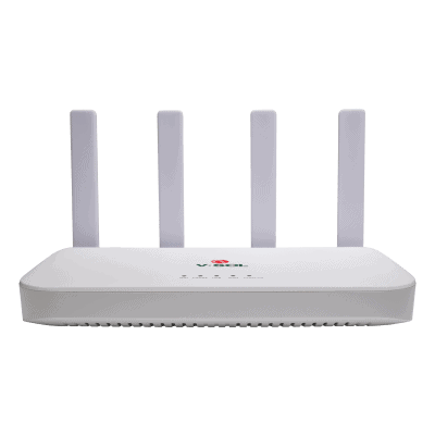 ONU GPON/EPON con Wi-Fi 6 AX1500 / Wi-Fi Doble banda 2.4 y 5 GHz / 4 Puertos Gigabit / Puerto PON SC/UPC