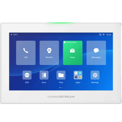 Estación de Intercomunicación SIP con Wi-Fi 6, Bluetooth y Control Total para Agendamiento de Salas y Edificios Inteligentes (Color Blanco)