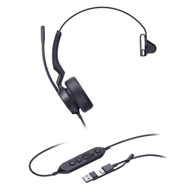 portada_0S400-382 Diadema Alámbrica Yealink UH44 Mono USB-C/A Certificada con Microsoft Teams UH44-MONO-TEAMS-USB-C/A 1