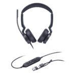 Diadema Alámbrica Yealink UH46 Dual USB-C/A Certificada con Microsoft Teams portada_0S400-383
