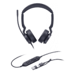 Diadema Alámbrica Yealink UH44 Dual USB-C/A Certificada con Microsoft Teams portada_0S400-386