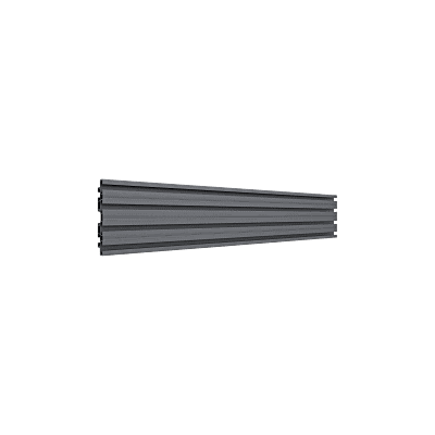 Accesorio_ Riel de Aluminio con Longitud 1000 mm | Incluye Tapas laterales | Compatible con estructura para Videowall | Diseño Modular