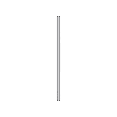 Accesorio_ Riel de Aluminio con longitud de 2380mm| Compatible con estructura para Videowall | Diseño Modular | Incluye Tapas de Riel