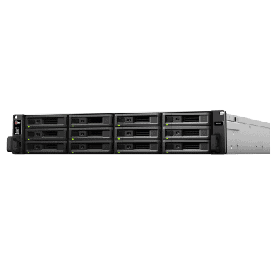 Unidad de Expansión Synology RX1217/RX1217RP | 12 Bahías de Disco | Compatible con SATA 3.5” y 2.5” | Expansión de Volumen en Línea | Fuentes de Alimentación Redundantes (RX1217RP) | Administración con