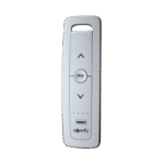 Control remoto 5 canales para motores de persiana Somfy con señal inalámbrica, instrucciones: sube, baja y detener, con posición favorita programada. portada_0S400-464