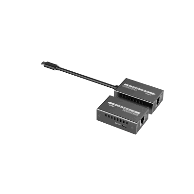 Extensor Mini 4K120Hz USB-C a HDMI | Transmisión 18 Gbps | Distancia 60m 4K@60Hz | HDR10 / HDCP 2.2 | Protección ESD ±8KV | Alimentación por Fuente de Señal