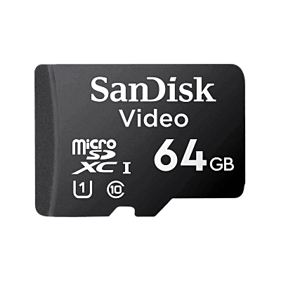 Sandisk Video Ultra SDXC UHS-I/Class 10 MSD SDSDQAS4-064G-BP