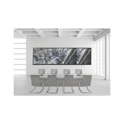 Kit Videowall 4x2 / Incluye 8 Pantallas de 55" / Decoder / Base de Pared