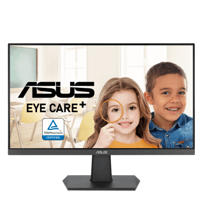 Monitor LED LCD ASUS VA27EHF / 27 Pulgadas / Resolución Full HD 1920x1080 / Relación de Aspecto 16:9 / Frecuencia de Refresco 100 Hz / Clase de Eficiencia Energética E / Garantía de 7 Años