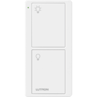 Control remoto PICO 2 botones encender, apagar, complemente con un switch on/off, Caseta, RA2, RadioRa2