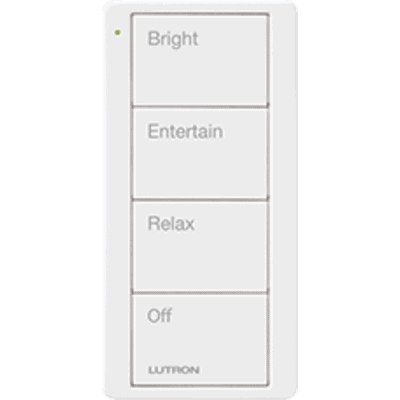 Control remoto inalambrico PICO, con escenas predefinidas para espacio en sala..