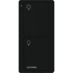 Control remoto PICO 2 botones encender/apagar, color negro, complemente con un switch on/off, Caseta, RA2, RadioRa2 portada_0S400-584