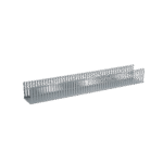 Canaleta Ranurada de PVC con Tapa, Tipo F, 82.6 mm de Ancho, 79.2 mm de Alto y 2 m de Largo, Color Gris portada_0S400-711