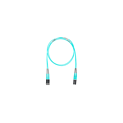 Jumper de Fibra Optica Multimodo 50/125 OM4, LC-SC Duplex, LSZH, Color Aqua, 6 Metros (19.69 Pies)
