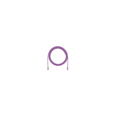 Cable de Parcheo UTP Cat6A, CM/LSZH, Diámetro Reducido (28AWG), Color Violeta, 1.52 Metros (5 Pies)