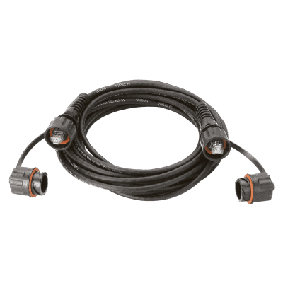 Patch Cord Cat6A IndustrialNet, UTP, Con Plug Industrial y Tapa en Cada Extremo, 1 Metro (3.28 Pies)