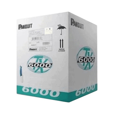 Bobina de Cable UTP 305 Metros (1000 Pies) de Cobre, TX6000? PanNet, Reelex, Amarillo, Categoría 6 Mejorado (23 AWG), PVC (CM), de 4 Pares