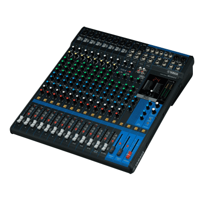 Mezcladora de Audio | 16 Canales | 10 Entradas de Micrófono | Entradas de Línea | Efectos | Interfaz USB