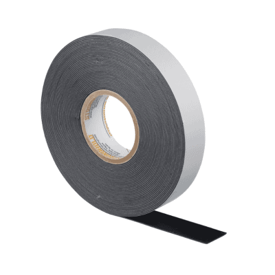 Cinta Eléctrica STRONGHOLD para Aislar de Caucho EPR, Autofusionable, Uso Industrial en Uniones de Alto Voltaje y Temperatura, Grosor 0.76mm (30 mil), Ancho 19mm, y 9.1m Largo, Color Negro.