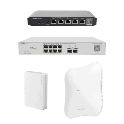 Equipos Ruijie DEMO Ideal para Probar Integraciones de Redes Business y Enterprise con WiFi 7
