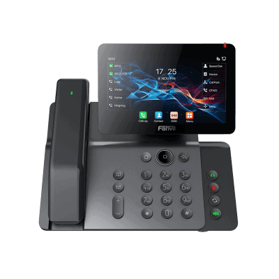 Telefono IP Wi-Fi, Handset Inalámbrico, Recepción de Video, 20 Líneas SIP, Puertos Gigabit, PoE con Puerto USB, Bluetooth.