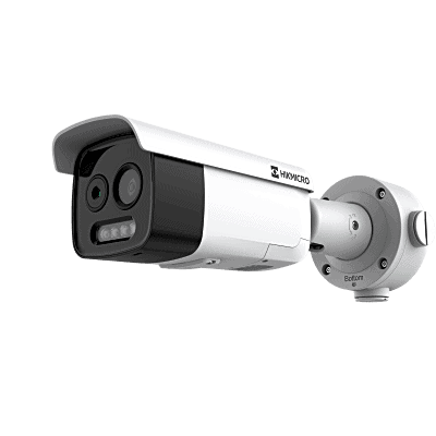 Cámara Bala IP Térmica y Óptica Biespectral / Análisis de Video (VCA 3.0) para Protección Perimetral / Detección Térmica de Incendios y Humos / Medición de Temperatura -20°C a 150°C / T&eacut