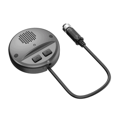 Accesorio para Audio de 2 Vías /  Compatible con DVR Móvil HIKVISION / Conector Tipo Aviación / Micrófono y Altavoz Integrados