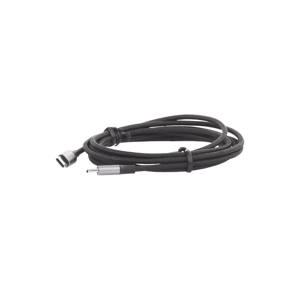 50152-AD-2-l Cable USB-C a USB-C | 2 Metros (6.56 Pies) | Transferencia de Datos de 480 Mbps | Carga Rápida de Hasta 60W | QC 4.0/3.0/2.0 | PD3.0 | FPC | AFC | Protección Integrada | Caja de Aluminio | Nylon Trenzado | Color Negro 50152 3