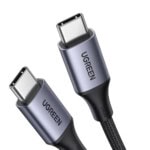 Cable USB-C a USB-C | 2 Metros | Potencia de Carga 240W | 48V/5A | PD3.1 /3.0 | 480 Mbps | Chip E-Market | Carcasa de Aluminio | Nylon Trenzado. 90440-AD-2-l