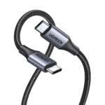 Cable USB-C a USB-C | 2 Metros | Potencia de Carga 240W | 48V/5A | PD3.1 /3.0 | 480 Mbps | Chip E-Market | Carcasa de Aluminio | Nylon Trenzado. 90440-AD-3-l