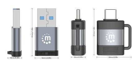 ACCITL7860_4_full Kit de adaptadores USB-C a USB-A y USBA a USB-C (356329) MANHATTAN 356329 3
