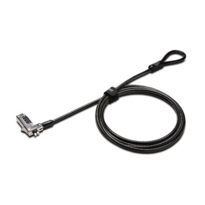 Candado Slim de combinación K60601WW KENSINGTON, 1.08m, K-Slot, negro.