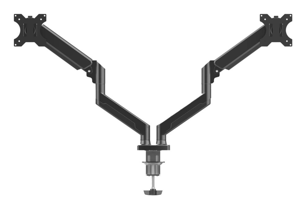 Brazo Articulador Para Dos Monitores Naceb (NA-0214), Brazo Articulador Para Dos Monitores Na-0214 Negro Dsa2102 NA-0214 4